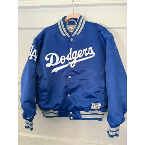SMALL Madhappy Dodgers Satin Baseball Jacket - Picture 7 of 8